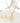 OMID Gold Plated Initial "B" Pendant Necklace With Stud Earrings Set  For Women and Girls