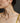 OMID Gold Plated Alphabet 'C' Pendant Necklace With Stud Earrings Set For Women And Girls