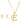 OMID Gold Plated Alphabet "E" Pendant Necklace With Stud Earrings Set for Women and Girls