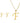 OMID Gold-Plated Alphabet "F" Jewellery Set – Pendant Necklace With Stud Earrings Set For Women and Girls