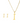 OMID Elegant Gold-Plated Alphabet "I" Pendant Necklace & Stud Earrings Set For Women And Girls