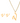 OMID Elegant Gold-Plated "V" Initial Jewellery Set – Necklace & Earrings For Women And Girls