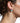 OMID Evil Eye Dangle Earrings for Women & Girls, Lightweight Enamel Charm Hoops, Silver-Plated Finish.