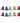 Colorful Metallic Decorative Bells – Set of 10
