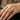 OMID Women Gold-Toned Green Stone Pearl Adjustable Ring