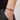 OMID Rose Gold-Toned Textured Multi-Line Crystal Studded Bracelet