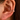 OMID Women Rose Gold Crystal Ear Cuff