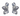 OMID Silver Flower Petal Metallic Earrings