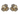 OMID Golden Flower Petal Western Earrings