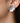 OMID Silver Flower Petal Western Earrings