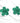 OMID Green Fondant Flower Metal Stud Earrings