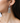OMID Silver Tone Layered Chain Dangler Earrings