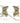 OMID Shiny Gold Butterfly Earrings