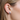 OMID Women Silver-Toned Floral Drop Earrings
