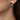 OMID Women Silver-Toned Abstract Stone Drop Earrings