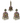 OMID Multi Colour Traditional Classic Earrings With Maang Tikka