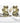 OMID Western Style Golden Fancy Earrings