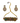 OMID Multi Stone Bold Necklace and Earring Set