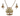 OMID Stone and Kundan Heavy Necklace With Earrings