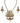 OMID Stone and Kundan Heavy Necklace With Earrings