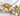 OMID Golden Sun Rays Shaped With Pearl Embedded Finger Ring