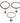 OMID Set of 3 Charm Bracelet