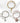OMID Set of 3 Lock Key Charm Bracelet