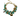 OMID Link Bracelet with Green Beads and Charms