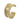 OMID Flexible Gold Tone Cuff with Beads
