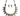 OMID Dual Tone Pineapple Shape Ethnic Necklace and Earring Set