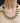 OMID Dual Tone Pineapple Shape Ethnic Necklace and Earring Set