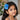 OMID Blue Hibiscus Flower Hair Clips for Girls & Women