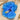 OMID Blue Hibiscus Flower Hair Clips for Girls & Women