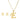 OMID Gold Plated Alphabet "E" Pendant Necklace With Stud Earrings Set for Women and Girls