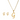 OMID Gold-Plated Alphabet "G" Jewellery Set – Pendant Necklace With Stud Earrings Set For Women and Girls