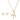 OMID Gold-Plated Initial "H" Pendant Necklace With Stud Earrings Set For Women And Girls