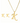 OMID Elegant Gold-Plated Alphabet "K" Pendant Necklace with Matching Earrings Set