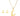 OMID Gold-Plated "L" Initial Pendant Necklace and Earring Set for Women And Girls
