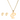 OMID Elegant Gold-Plated "P" Initial Pendant Necklace & Stud Earrings Set For Women and Girls