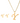 OMID Gold-Plated Alphabet "Y" Pendant Necklace and Earring Set for Women and Girls