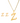 OMID Gold Plated Stylish "Z" Alphabet Pendant Necklace & Stud Earrings Jewellery Set For Women and Girls
