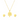 OMID Elegant Gold Tone Four Leaf Clover Pendant Necklace and Earring Set For Women And Girls