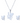 OMID Stainless Steel LOVE Pendant Necklace and Earring Set for Women – Heart Shaped Design, Silver Tone Jewellery Gift Fpr Women And Girls