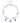 OMID Silver-Plated Multi-Layer Evil Eye Charm Bracelet for Women & Girls