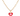 OMID Heart Charm Pendant Necklace for Women and Girls – Gold-Plated Link Chain with Dual-Tone Enamel Heart