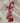 OMID, Traditional Punjabi Parandi for Women & Girls – Handcrafted Red and White Silk Thread Hair Accessory – Bridal & Festival Braid Decoration – Ethnic Indian Paranda