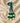 OMID, Handmade Punjabi Parandi for Braid – Green & White Tassel Hair Accessory – Traditional Indian Paranda for Women & Girls