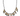 OMID, Elegant Gold-Plated Black Beads & Pearl Mangalsutra Necklace for Women, Traditional Indian Wedding Jewelry