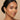 Model Wearing OMID Gold-Plated Chunky Hoop Earrings Set 