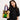 OMID Halloween Witch Design Jute Tote Bag for Kids